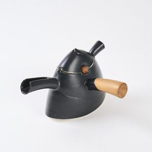 Chris weaver porcelain teapot with a wooden handle, made from a&hellip;