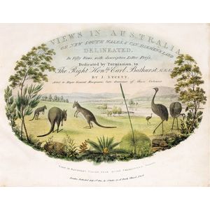 Joseph Lycett, circa 1775-1828, Views in Australia, or New…