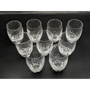 Twelve Crystal Angel Champagne Flutes by Marc Lalique, 1948, Set