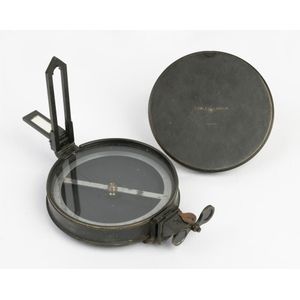 A Prismatic brass surveyor's compass, by Stanley, London, circa…