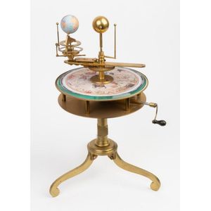 A brass planetary orrery made by George Gyori, after the…