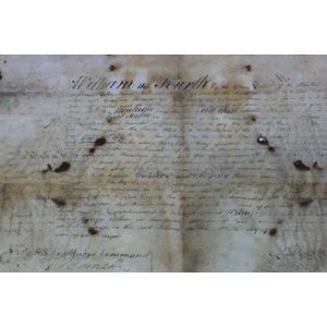 1833 Land Grant signed by Governor Arthur to his Nephew John…