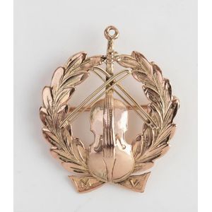 An Australian gold medallion, Prize medallion for maestro of…