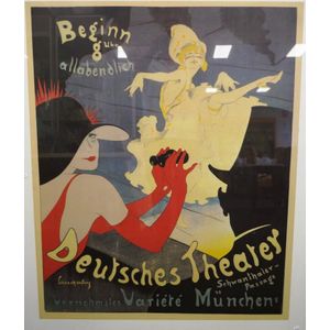 Deutsches Theater Poster Print - Large Frame - Prints - Posters - Art