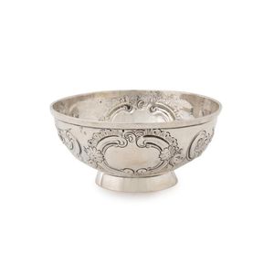 Antique Sterling Silver Rococo Porringer Bowl - Bowls, Comports and ...