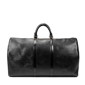 Louis Vuitton Epi Keepall Bag - Black Leather, Size 50cm - Luggage &  Travelling Accessories - Costume & Dressing Accessories
