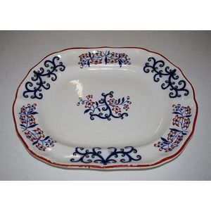 Antique Minton meat platter circa 1880, 37 cm x 30.5 cm