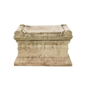 An antique neo-classical marble casket, 19th century, probably…