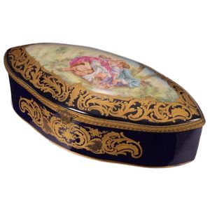 Sevres and Sevres style boxes and caskets - price guide and values