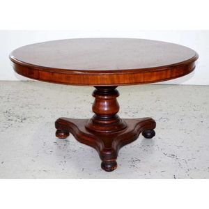 Round Pedestal Acorn Dining Table 120CM