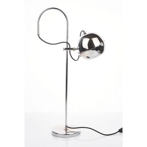 Eyeball Table Lamp, c. 1965, chrome-plated steel and enamelled…