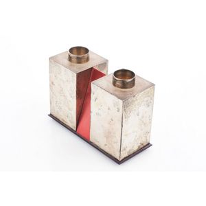 Johannes Kuhnen (German, b. 1952), Candlestick, sterling silver…
