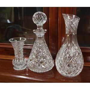 Waterford cut crystal glass decanter 27 cm high approx.…
