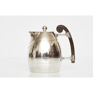 Christopher Dresser (British, 1834-1904) silver plate water jug,…