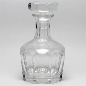 Orrefors crystal decanter slice cut with an octagonal base & a…