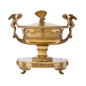 A sterling silver gilt 'Borghese' soup tureen, Maison Odiot,…