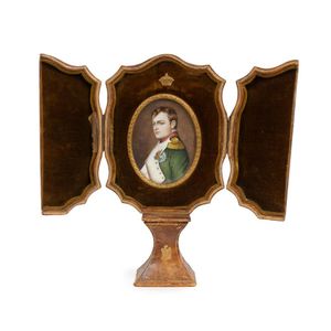 Antique Miniature Portrait of the Empress Eugenie for French Doll