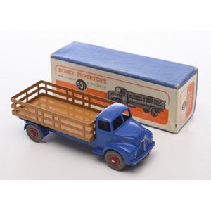 A Dinky Supertoys 531 Leyland Comet lorry, blue cab and chassis,…