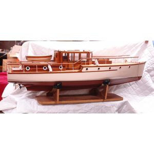 A vintage scratch built remote controlled classic launch,…