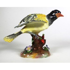 Crown Staffordshire Bird Figure - Crown Staffordshire - Ceramics