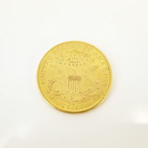 USA $20 gold coin, 1883, Liberty head. 35 mm. 33.35g