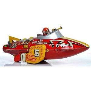 Flash Gordon tinplate rocket Fighter by Louis Marx, USA, circa…