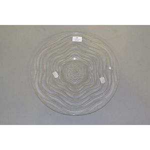 R. Lalique Annecy plate circa 1935, approx 34 cm diameter