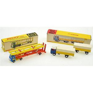 Two Dinky models, including 917 Mercedes - Benz truck and…