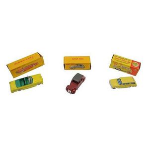 Three French Dinky models in original boxes, including no. 535…