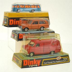 Three Dinky models, including 296 Duple Viceroy 37 luxury coach;…