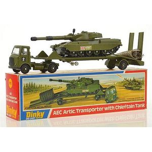 Dinky 616 AEC Artic transporter with Chieftain tank in original…