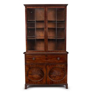 A handsome Georgian two door library bookcase in the&hellip;