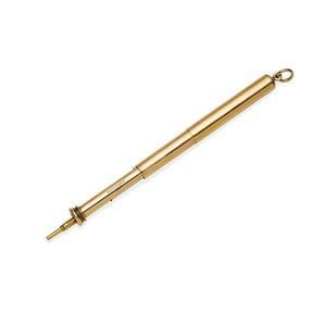 An antique gold propelling pencil, S. Mordan & Co. Birmingham.…