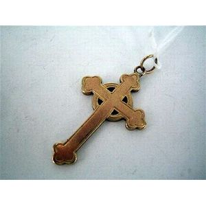 9ct Gold Cross Pendant - Necklace/Chain - Jewellery