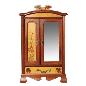 A unique model of a miniature armoire in the Arts & Crafts…