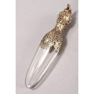 19th century French gilt silver and crystal scent bottle,… - Scent ...