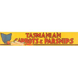 Advertising Poster: c.1930 'Tasmanian Carrots & Parsnips'…