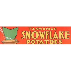 Advertising Poster: c. 1930 'Tasmanian Snowflake Potatoes'…