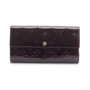 Louis Vuitton Monogram Vernis Sarah Wallet Cream