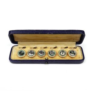 Vintage gents shirt studs and dressing 