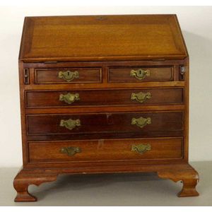 Small apprentice type bureau desk in the Georgian manner, 44.5…