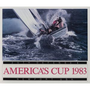 America's Cup: Official poster '25th Defense/America's Cup 1983…