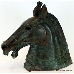 A bronze model of Medici Riccardi horse's head, 20th century… - Animals ...