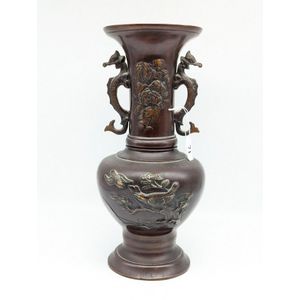 Japanese bronze vases - price guide and values