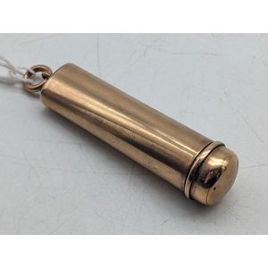 Antique Edwardian 9ct Gold Cheroot Holder, Hallmarked Chester 1902 ...