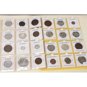 Coin set, all Monarchs on Australian coins from 1910 to 1966,…