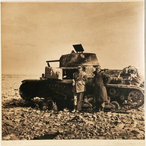 World war II military sepia photograph of a tank photo size 31&hellip;