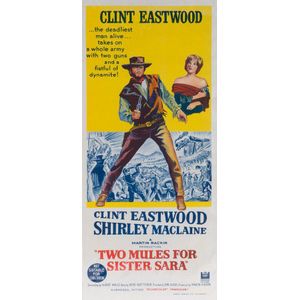 Movie Poster Two Mules For Sister Sara original 1970 colour…