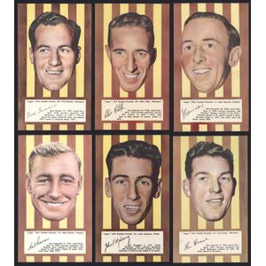 1953 Argus '1953 Football Portraits', large size (19.5 x 11.5…