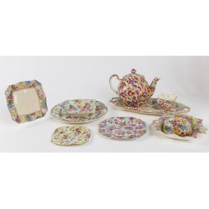 A mixed collection of chintz wares including Royal Winton,&hellip;